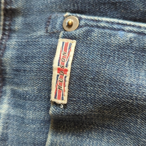 HUDSON Clifton Flap Pocket Bootcut Jeans Wickman Wash Men's 36 - Picture 4 of 16